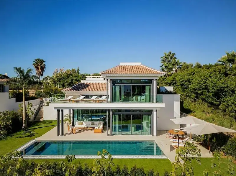 Four Villas, Calle Conde Andrade, Marbella (near Marbella Club and Puente Romano)