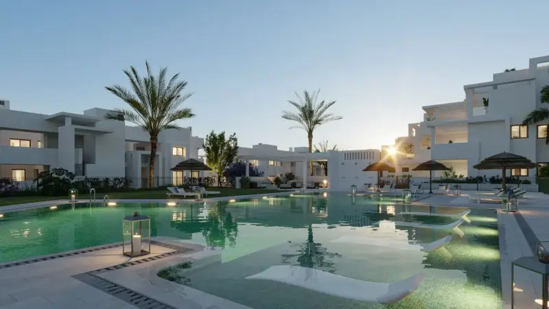 Mala Kai Resort, Estepona, facing the Mediterranean